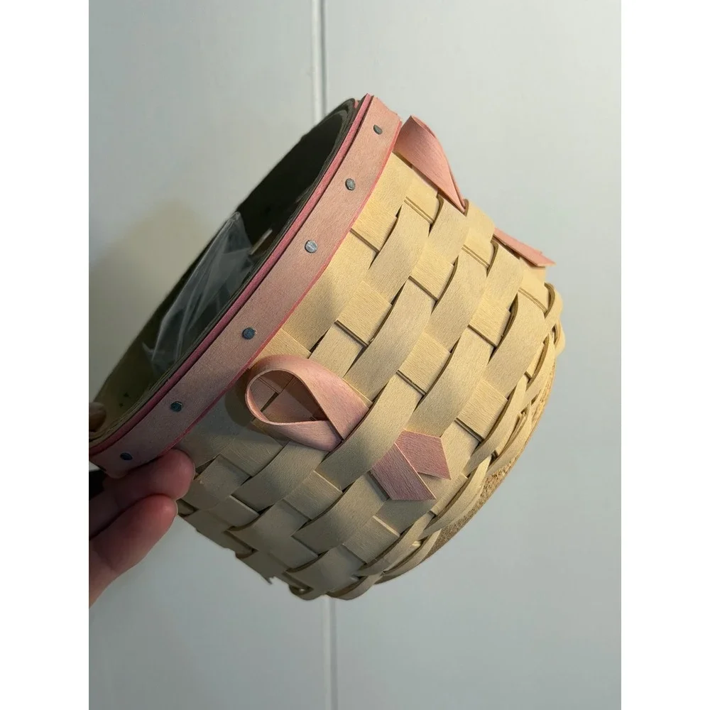 VTG Longaberger Basket Pink Horizon of Hope Breast Cancer Awareness 2006 NIB
